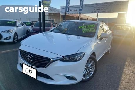 White 2017 Mazda 6 Sedan Touring
