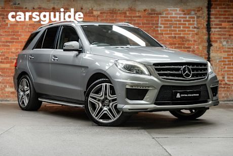Silver 2012 Mercedes-Benz ML63 Wagon AMG (4X4)