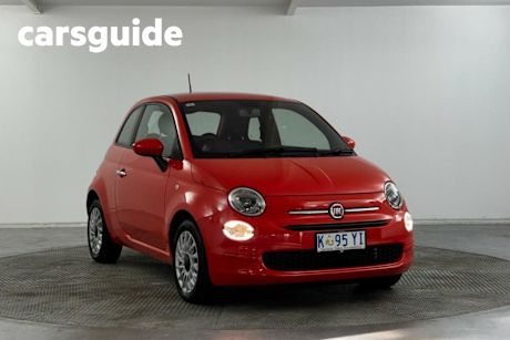 Orange 2022 Fiat 500 Hatchback Lounge