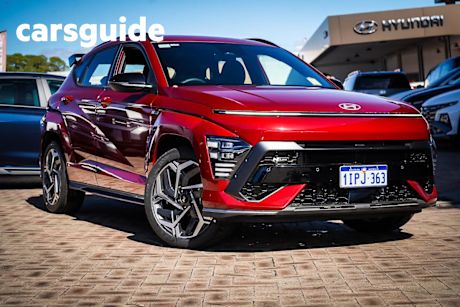 Red 2025 Hyundai Kona Wagon N Line