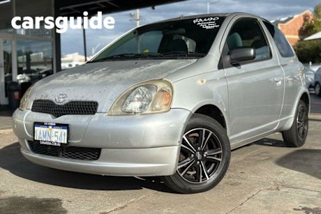 Silver 1999 Toyota Echo Hatch NCP10R