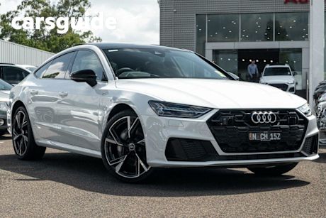 White 2024 Audi A7 Sportback 55 Tfsi Quattro Mhev