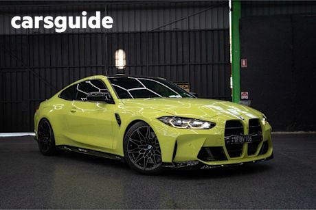 Yellow 2023 BMW M4 Coupe Competition M Xdrive