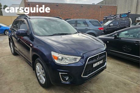Blue 2010 Mitsubishi ASX Wagon Aspire (4WD)