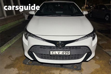 White 2020 Toyota Corolla Hatchback Ascent Sport