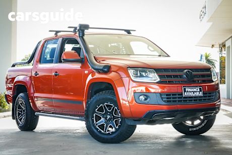 Orange 2015 Volkswagen Amarok Ute Tray TDI420 4MOTION Perm Canyon