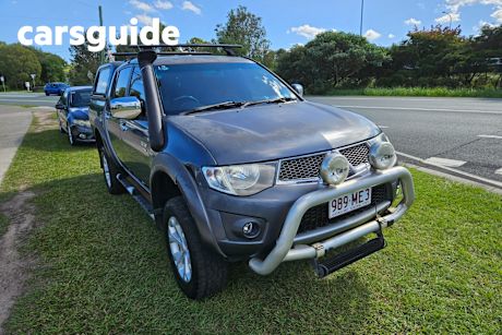 Grey 2010 Mitsubishi Triton Double Cab Utility GLX-R (4X4)