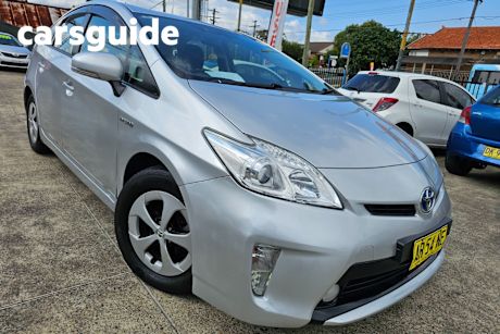 Silver 2012 Toyota Prius Hatchback Hybrid