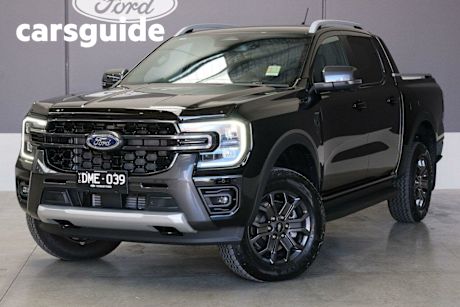 Black 2025 Ford Ranger Double Cab Pick Up Wildtrak 3.0 (4X4)