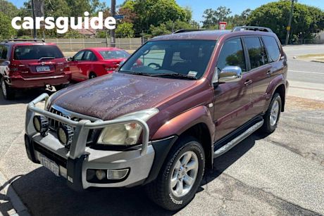Red 2008 Toyota Landcruiser Wagon PRADO GXL (4x4) GRJ120R 07 UPGRADE