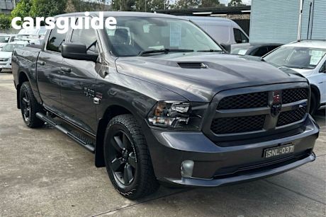 Grey 2021 Ram 1500 Crew Cab Utility Express Rambox