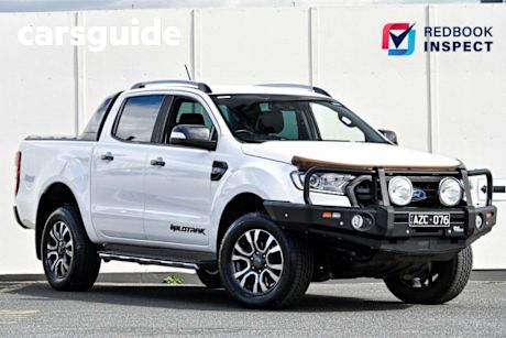 White 2019 Ford Ranger Double Cab Pick Up Wildtrak 3.2 (4X4)