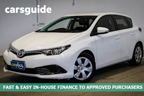 White 2015 Toyota Corolla Hatchback Ascent