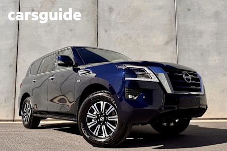 Blue 2024 Nissan Patrol Wagon TI