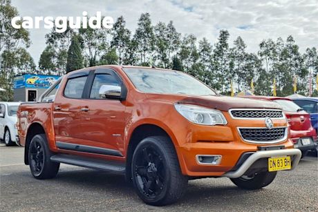 Orange 2014 Holden Colorado Crew Cab Pickup LTZ (4X4)