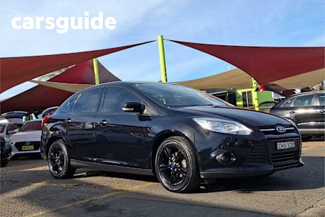 Black 2012 Ford Focus Sedan Trend