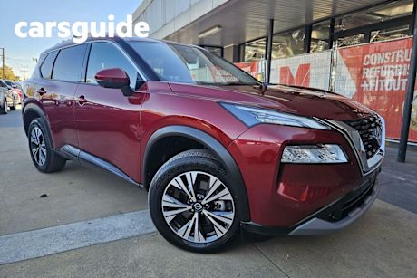 Red 2023 Nissan X-Trail Wagon ST-L (4WD) 7 Seat