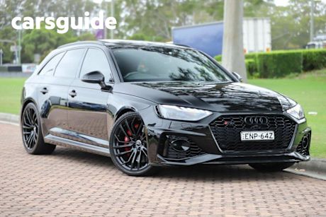 Black 2020 Audi RS 4 Wagon Avant 2.9 Tfsi Quattro