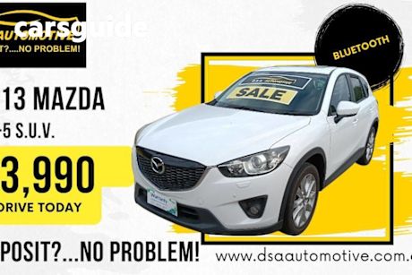 White 2013 Mazda CX-5 Wagon Grand Tourer (4X4)