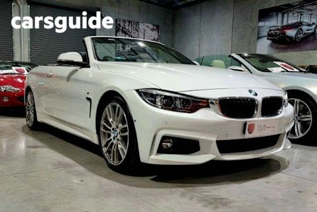 White 2017 BMW 430I Convertible M Sport