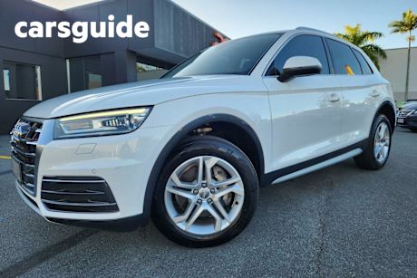 White 2018 Audi Q5 Wagon 2.0 TDI Quattro Design