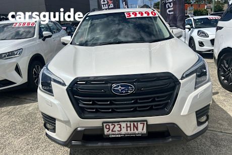 White 2023 Subaru Forester Wagon 2.5I (awd) 50 Years Edition
