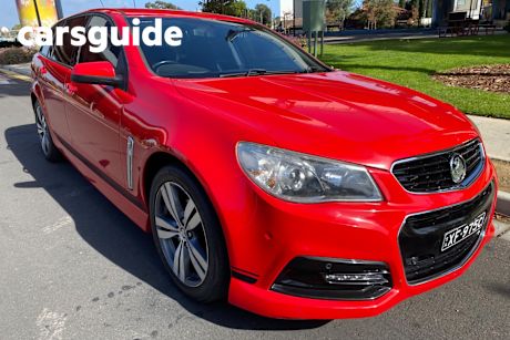 Red 2013 Holden Commodore Sportswagon SV6