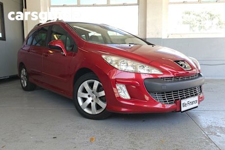 Red 2009 Peugeot 308 Wagon Touring XSE HDI 2.0