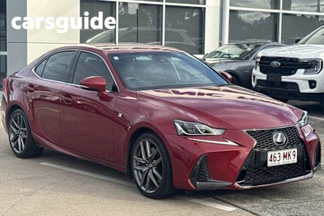 Red 2017 Lexus IS200T Sedan F Sport