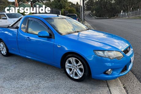 Blue 2010 Ford Falcon Utility XR6