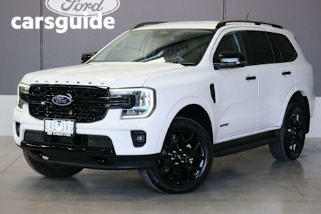 White 2024 Ford Everest Wagon Sport (rwd)