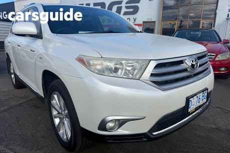 White 2011 Toyota Kluger Wagon Grande (fwd)