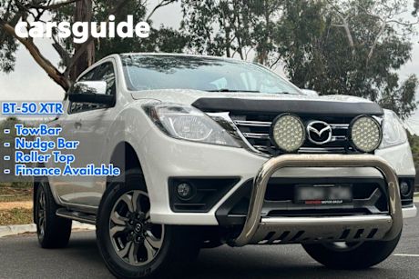 White 2019 Mazda BT-50 Dual Cab Utility XTR (4X4) (5YR)