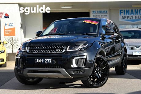 Black 2017 Land Rover Range Rover Evoque Wagon TD4 150 SE
