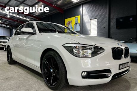 White 2013 BMW 118I Hatchback