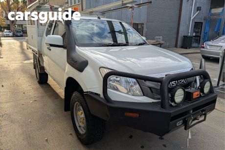 White 2016 Isuzu D-MAX Space Cab Chassis SX (4X4)