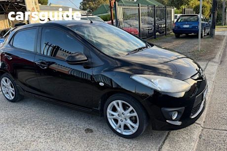 Black 2008 Mazda 2 Hatchback Genki