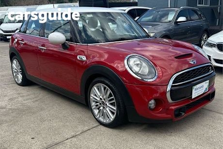 Red 2015 Mini Cooper Hatchback S 5D Hatch
