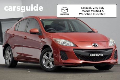 Red 2013 Mazda 3 Sedan NEO