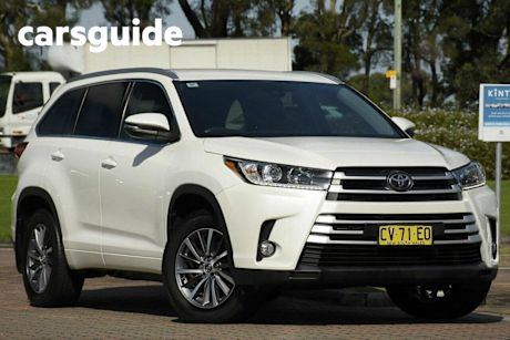 White 2019 Toyota Kluger Wagon GXL (4X4)