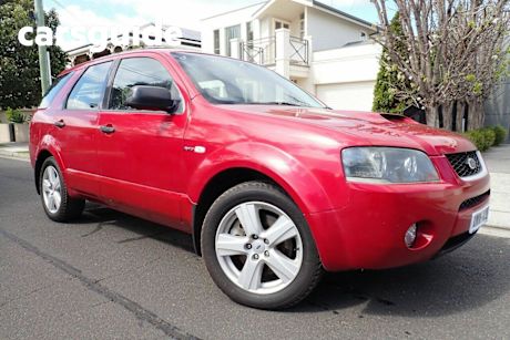 Red 2007 Ford Territory Wagon Turbo (4X4)