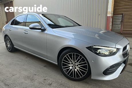 Silver 2022 Mercedes-Benz C200 Sedan Edition C Mhev