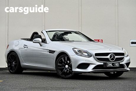 Silver 2016 Mercedes-Benz SLC180 Roadster