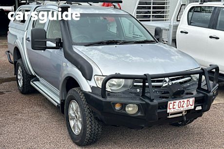 Silver 2014 Mitsubishi Triton Double Cab Utility GLX