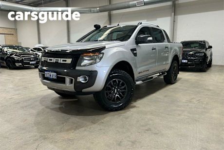 Silver 2011 Ford Ranger Crew Cab Utility Wildtrak 3.2 (4X4)