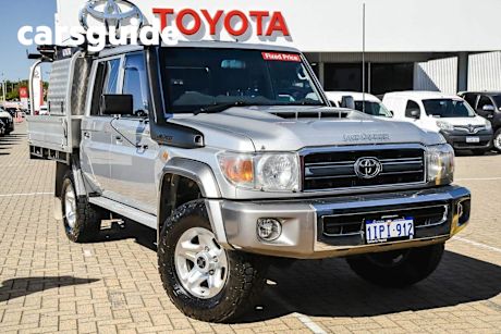 Silver 2018 Toyota Landcruiser Double Cab Chassis GXL (4X4)