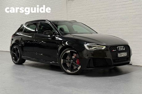 Black 2016 Audi RS3 Hatchback Sportback Quattro