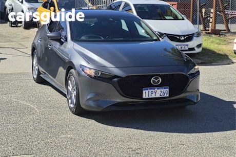Grey 2020 Mazda 3 Hatchback G20 Pure