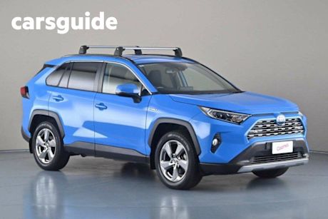 Blue 2020 Toyota RAV4 Wagon GXL AWD Hybrid