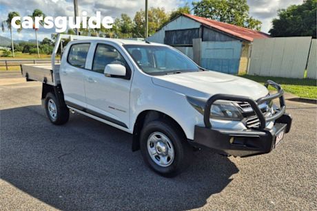 White 2018 Holden Colorado Crew Cab Chassis LS (4X4)